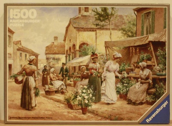 Ravensburger puzzel Op de Bloemenmarkt 1500 stukjes