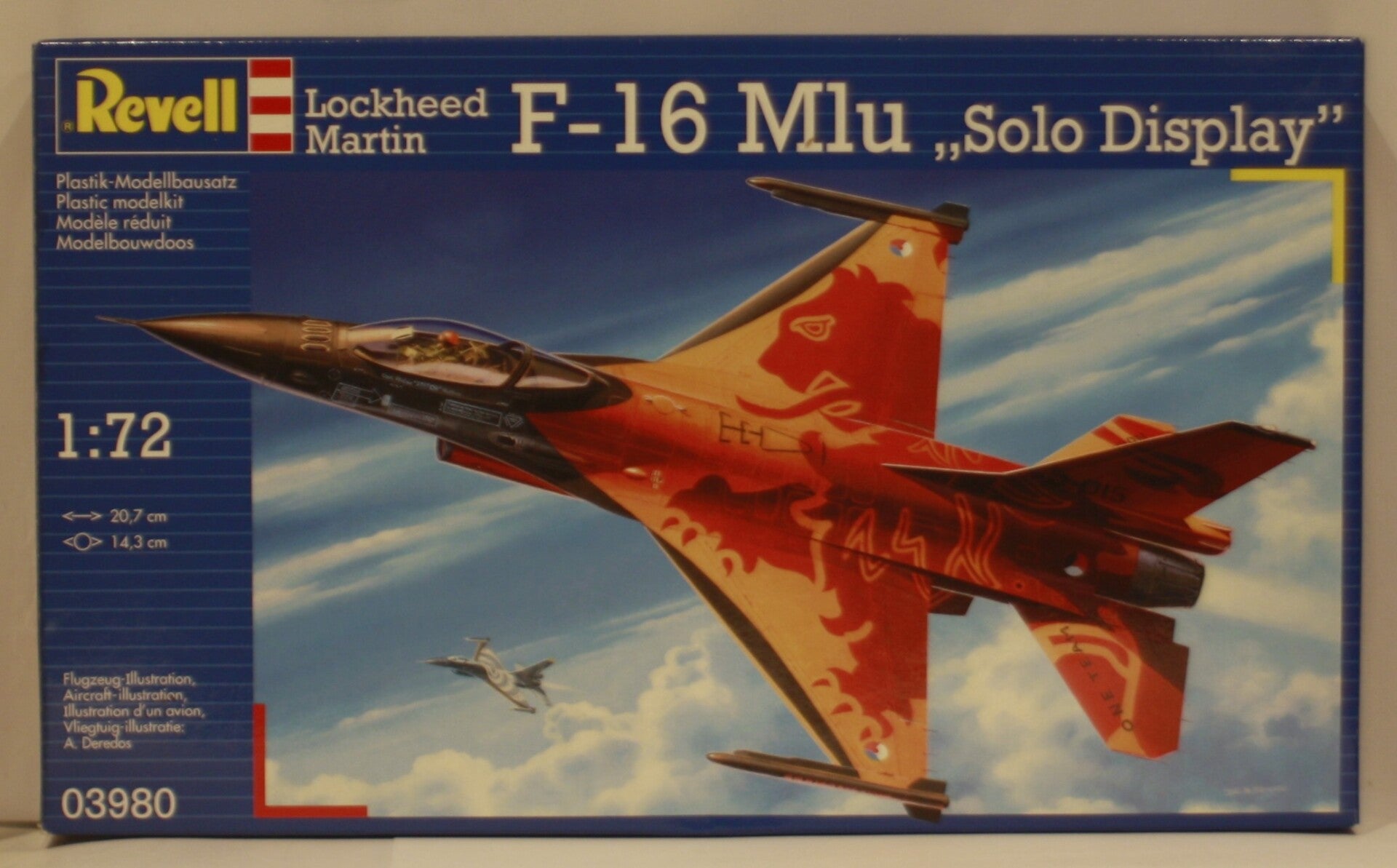 Revell 1/72 03980 Lockheed Martin F-16 Mlu  ,,Solo Display"