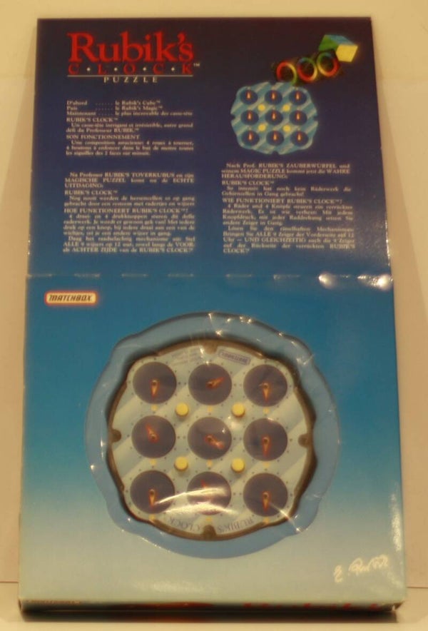 Matchbox Rubik's Clock