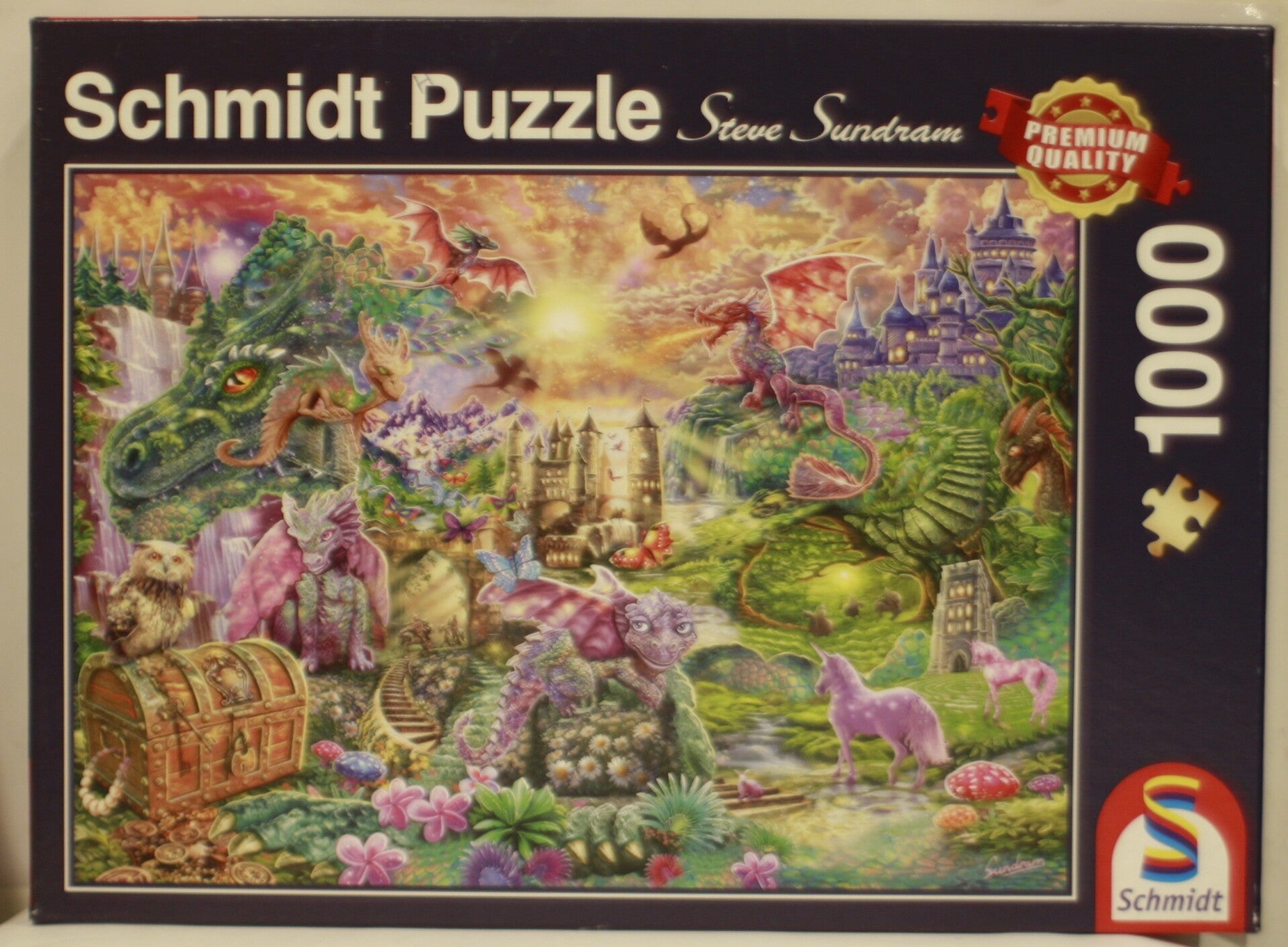 Schmidt 58966 puzzel Betoverd drakenland 1000 stukjes