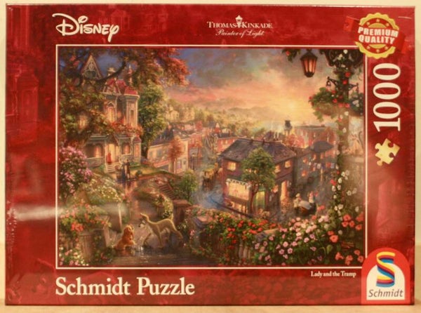 Schmidt Disney puzzel Lady and the Tramp 1000 st.