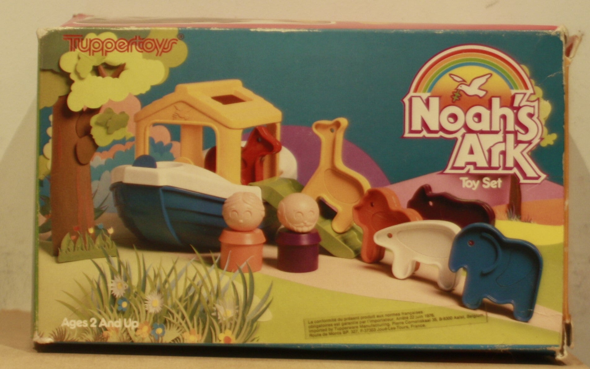 Playset Tupperware Noah's Ark Set Boat Tupperware Tuppertoys