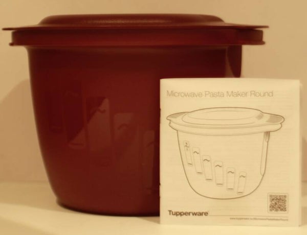 Tupperware Microwave Pasta maker round