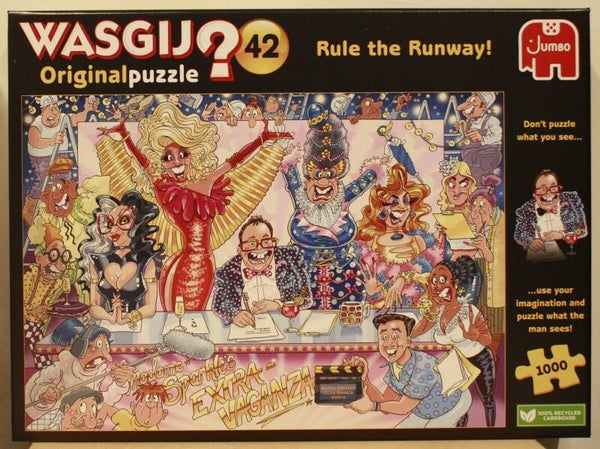 WasGij original puzzel 42 Rule the Runway!  1000 stukjes