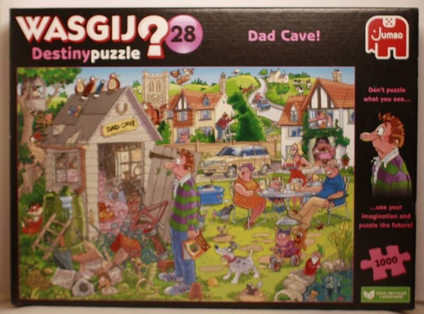 WasGij Destiny 1110100335 puzzel 28 De man cave van pa 1000 stukjes
