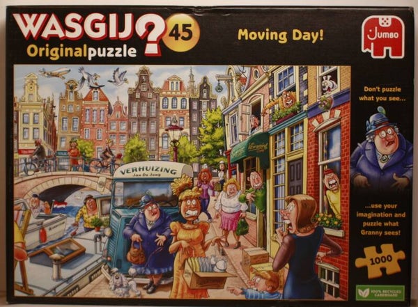 WasGij Original 1110100336 puzzel 45 Verhuisdag 1000 stukjes