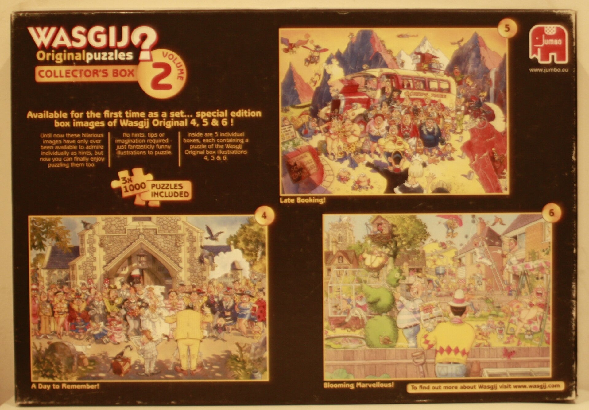 WasGij Original 19100 puzzel box 2       3x 1000 stukjes