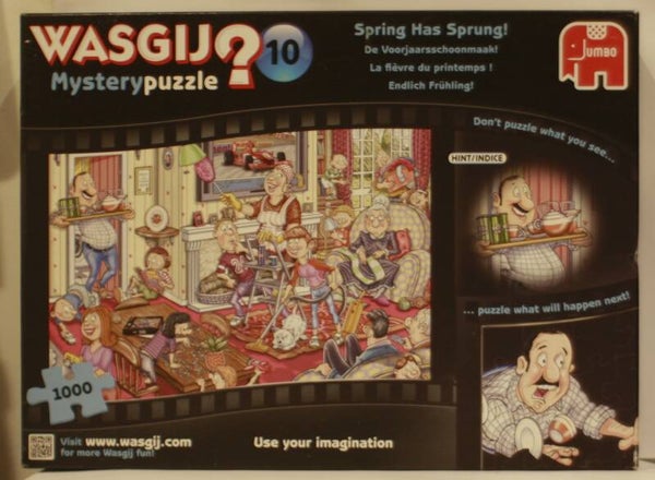 WasGij Mystery 17406 puzzel 10 De voorjaarsschoonmaak 1000 stukjes