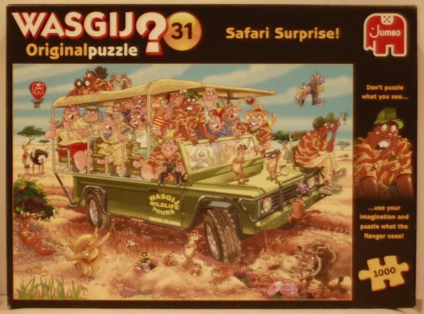 WasGij Original puzzel 31 19164 Safari spectakel 1000 stukjes