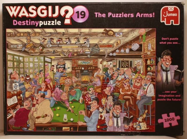WasGij Destiny 19166 puzzel 19 Cafe de puzzelhoek 1000 stukjes