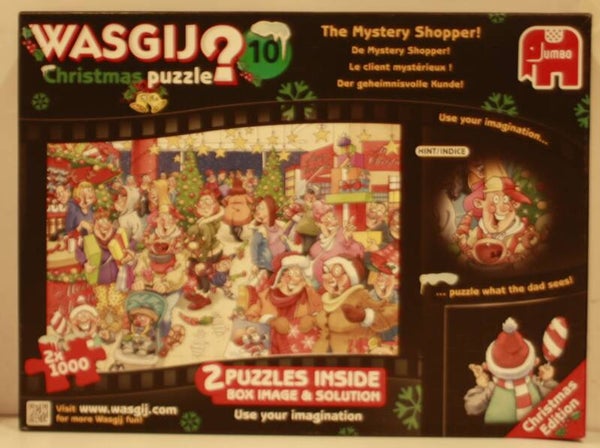 WasGij Christmas 19105 puzzel 10 De Mystery shopper 2 x 1000 stukjes