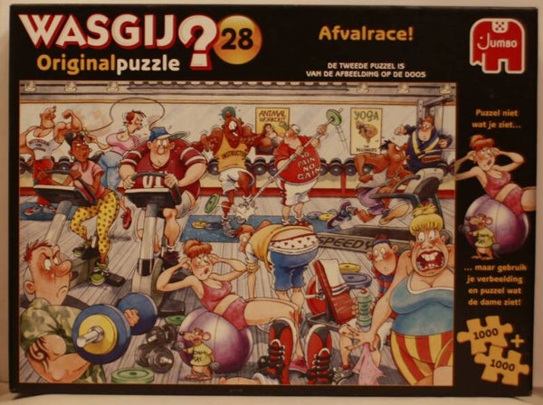 WasGij Original 11198000312 puzzel 28 Afvalrace 2 x 1000 stukjes