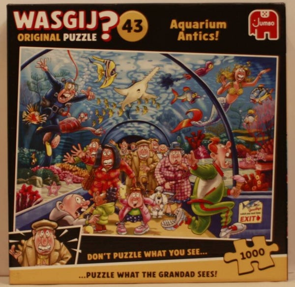 WasGij Original 1110100585 puzzel 43 Aquqrium Antics 1000 stukjes