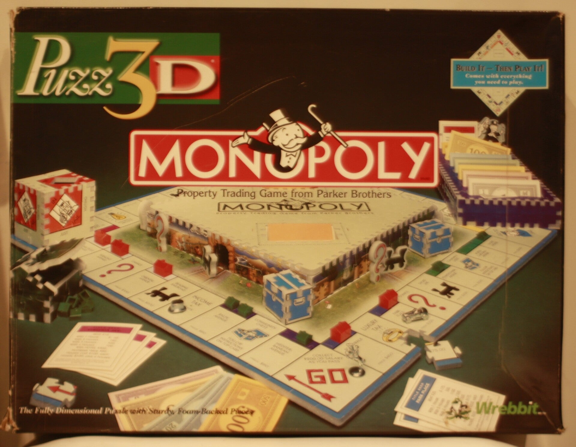 Wrebbit p3d-816 3D puzzel Monopoly 755 stukjes