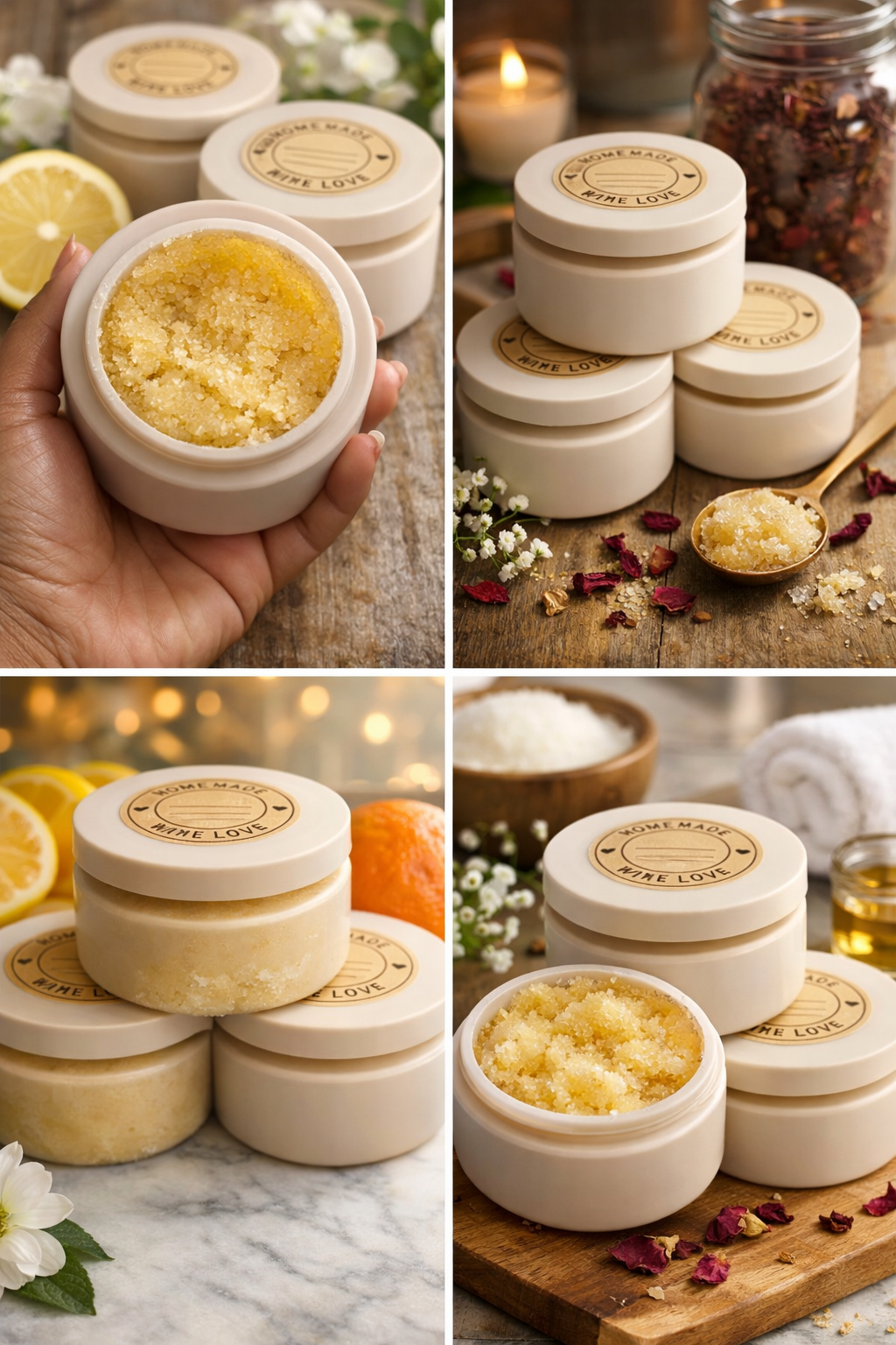 Grace Glow Vanilla Scrub(w/shimmer) 8oz