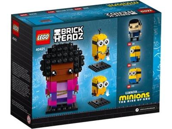 LEGO 40421 BrickHeadz Minions The Rise of Gru Belle Bottom, Kevin and Bob