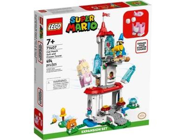 LEGO 71407 Super Mario Cat Peach Suit and Frozen Tower