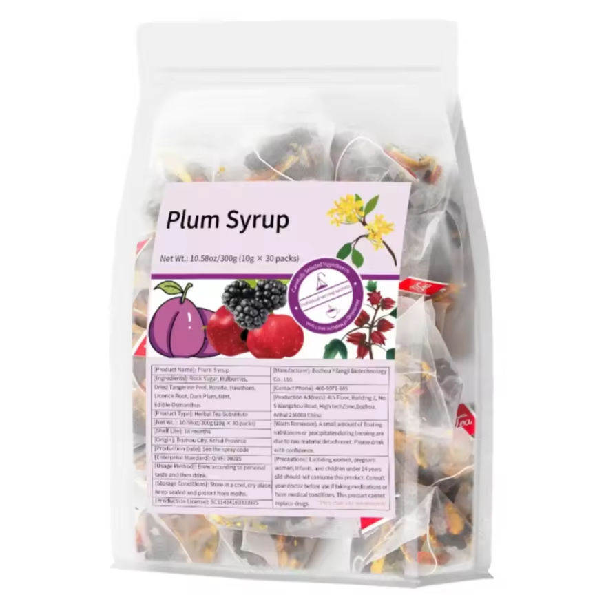 Plum Syrup Tea – Dark Plum & Osmanthus