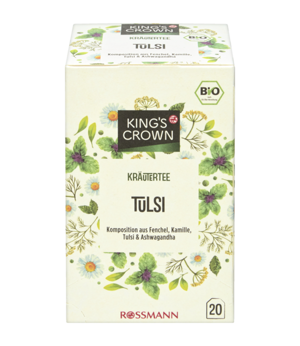 KING'S CROWN Bio Kruidenthee Tulsi 40g