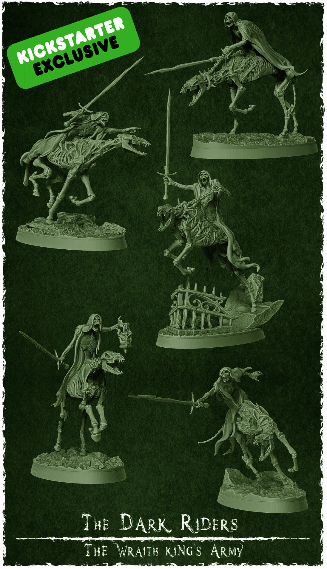 Unit: The Dark Riders (5x) - Scale 32 mm - By Z-Axis