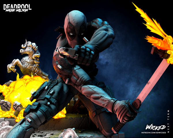 Deadpool Statue - 125mm - by Wicked