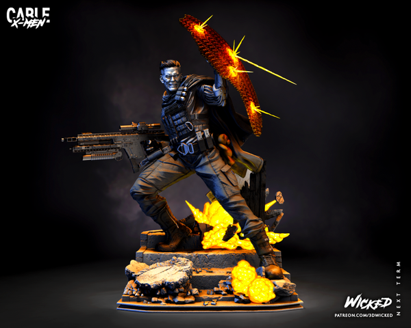 Cable Statue - Scale 164mm - by Wicked