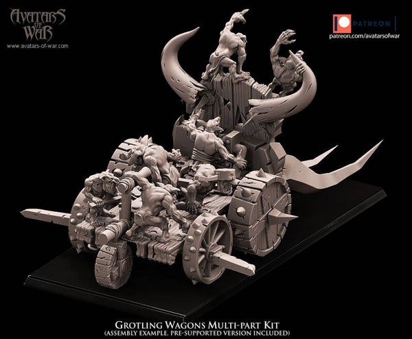 Grotling Wagon - By Avatars of War