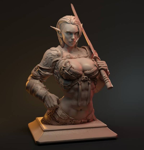 Hanza - Bust - 100% - height 63mm - by Mythreal Games