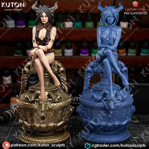 Quiyana - Figurine - by Kuton Figurines