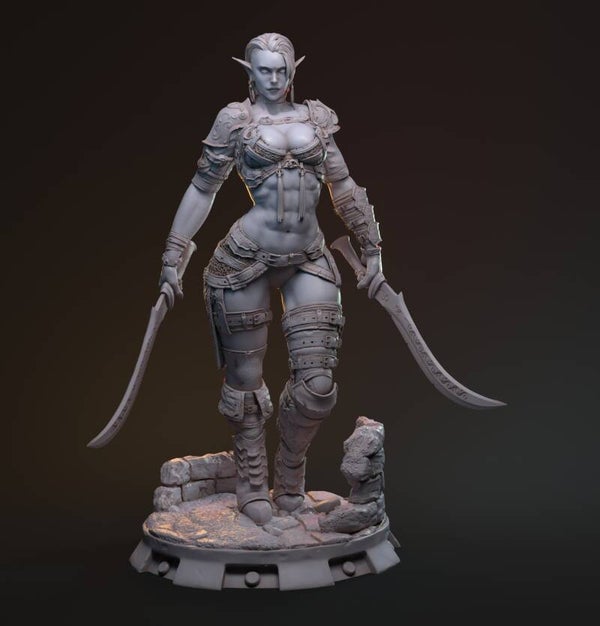 Hanza - scale 75mm - by Mythreal Games