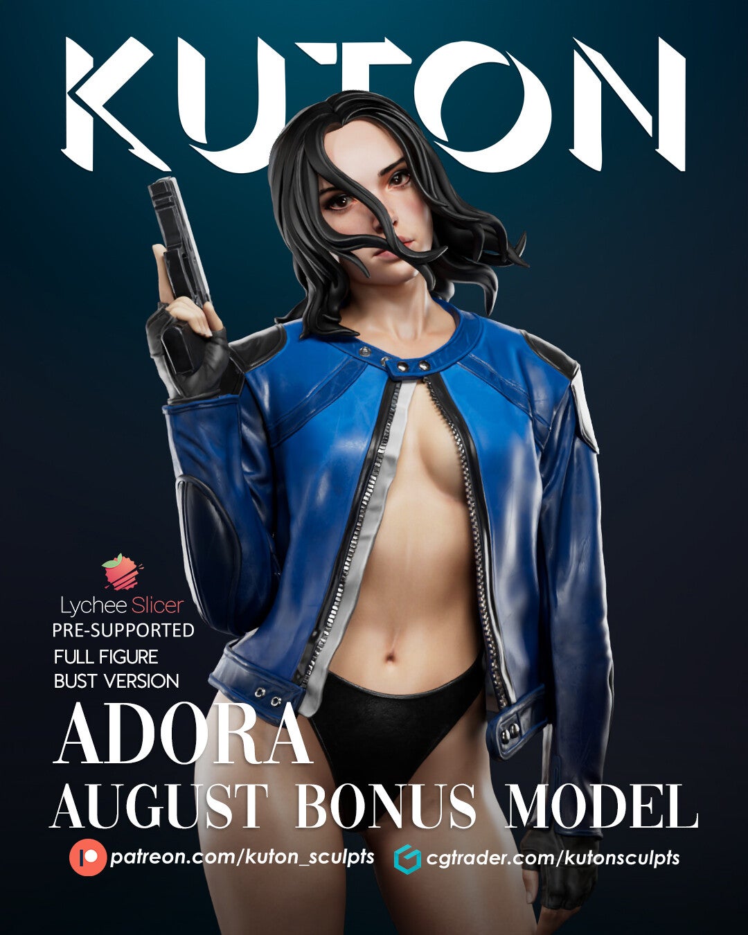 Adora - Figurine 177mm tall - by Kuton Figurines