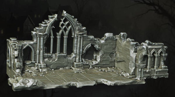The Forsaken Ruins - Ruins 01 - Scenery - 28/32mm - by Lita Minis