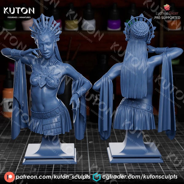 Queen Akasha - Bust - by Kuton Figurines