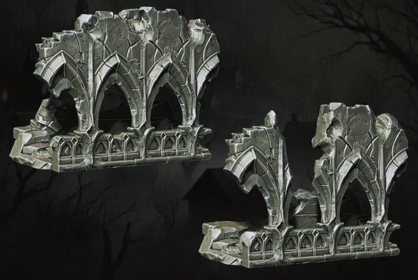 The Forsaken Ruins - Ruins 10 - Scenery - 28/32mm - by Lita Minis