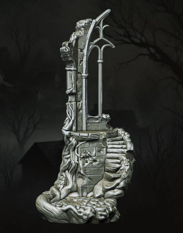 The Forsaken Ruins - Ruins 11 - Scenery - 28/32mm - by Lita Minis