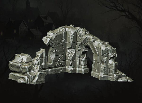 The Forsaken Ruins - Ruins 14 - Scenery - 28/32mm - by Lita Minis