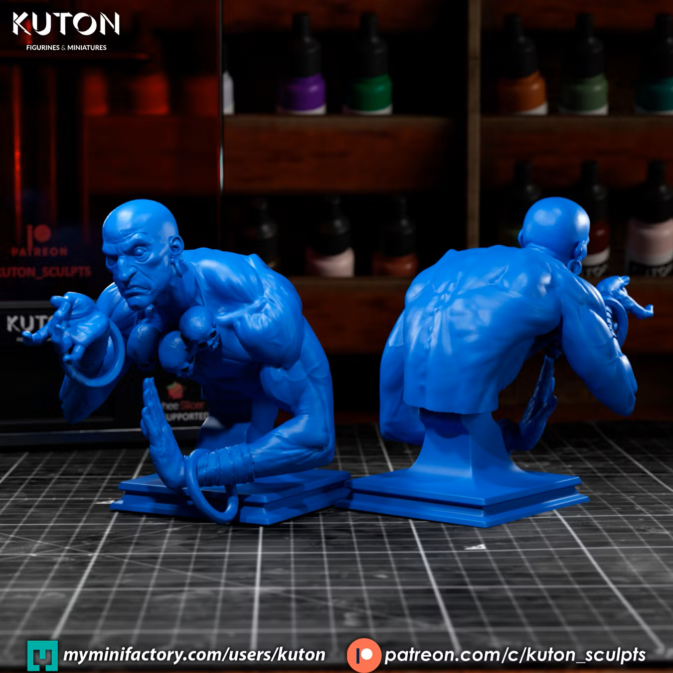 Dhalsim Streetfighter - Bust - by Kuton Figurines