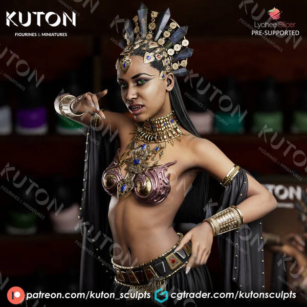 Queen Akasha - Figurine - by Kuton Figurines