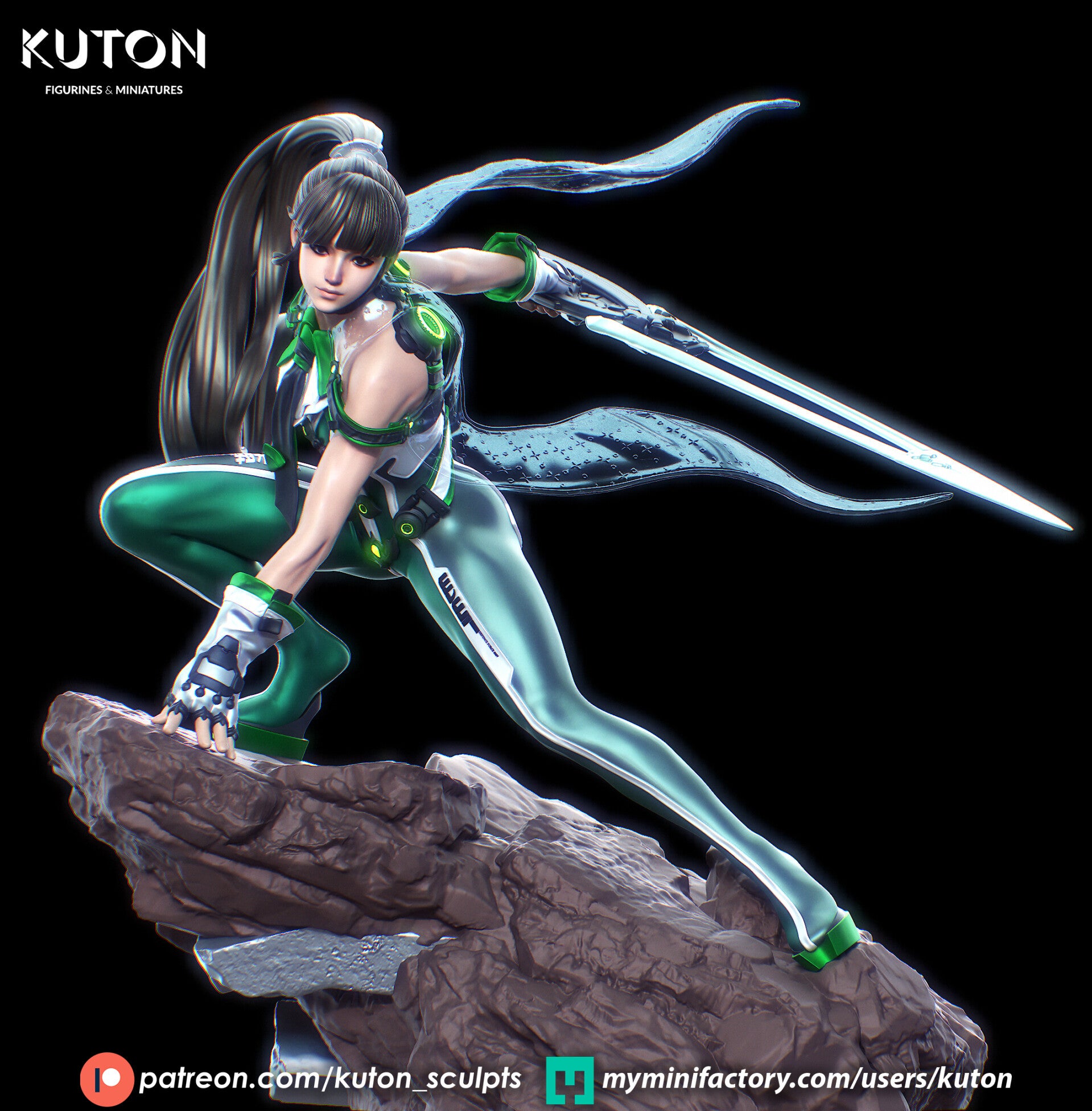 Eve Stellarblade - Figurine 152 mm - by Kuton Figurines