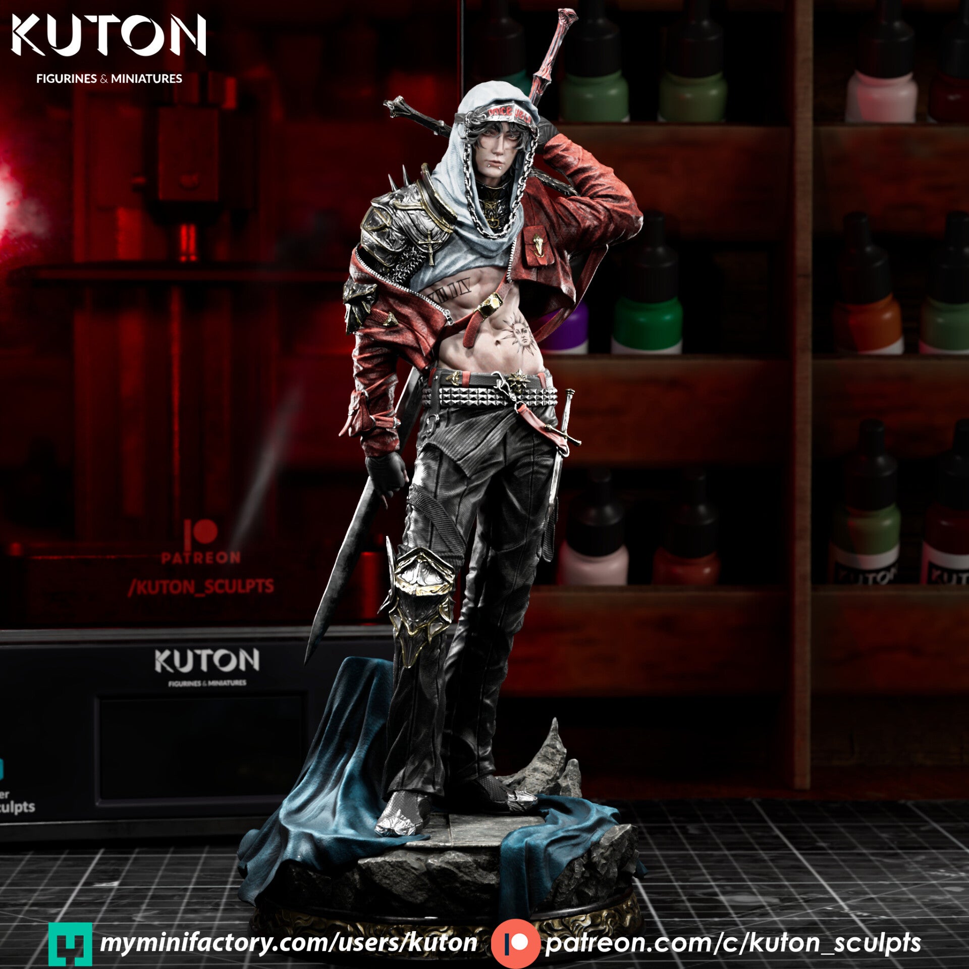 Elias - Figurine 240 mm - by Kuton Figurines