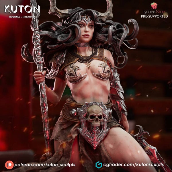 Vexoria - Figurine 178mm Tall - by Kuton Figurines