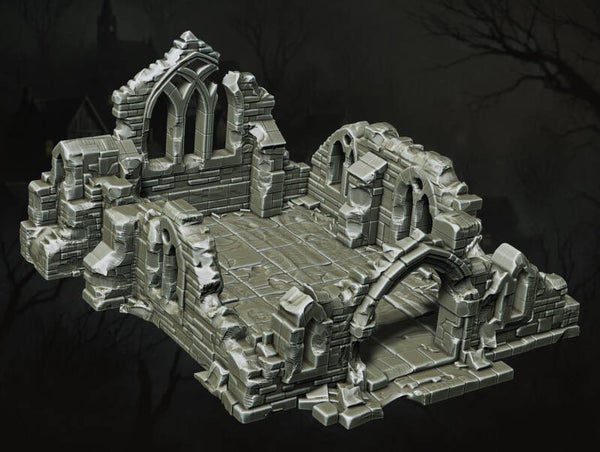 The Forsaken Ruins - Ruins 02 - Scenery - 28/32mm - by Lita Minis