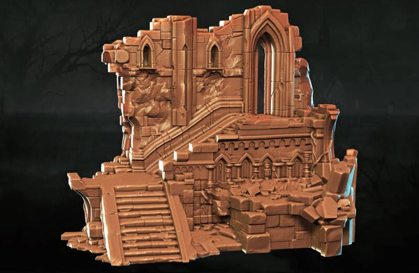 Shattered Dwarven Ruins - Set 19 - Scenery - 28/32mm - by Lita Minis