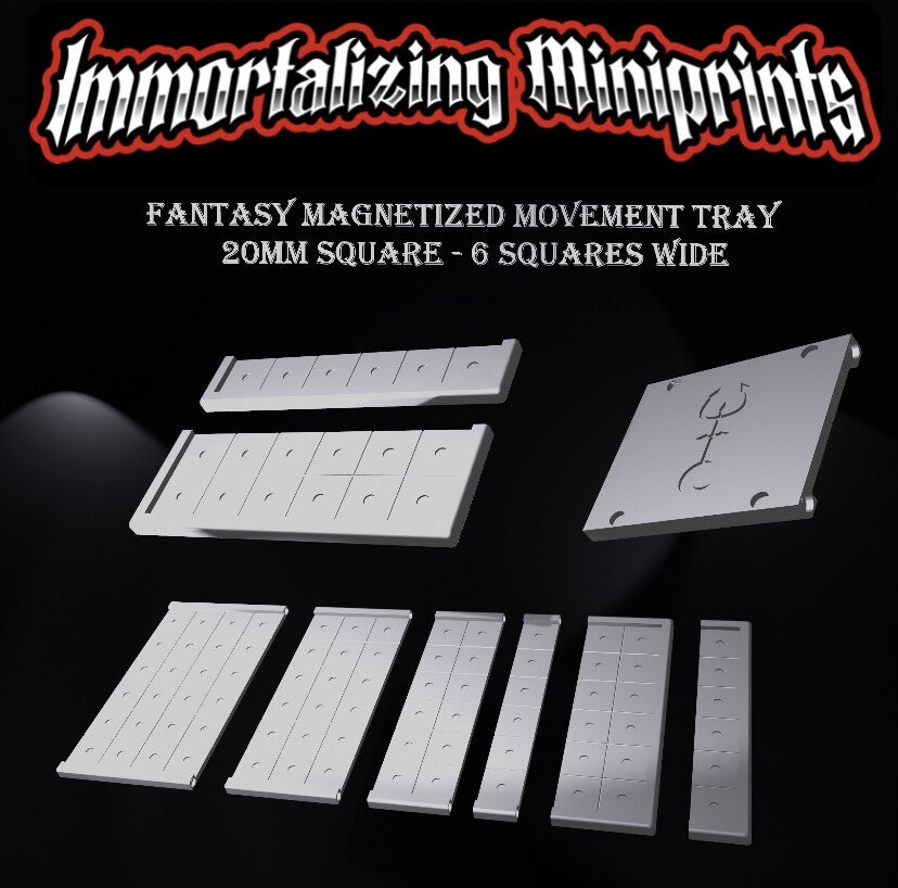 IMP - Regular Movement Tray 20mm- 6 Models Wide - Front Rank x1