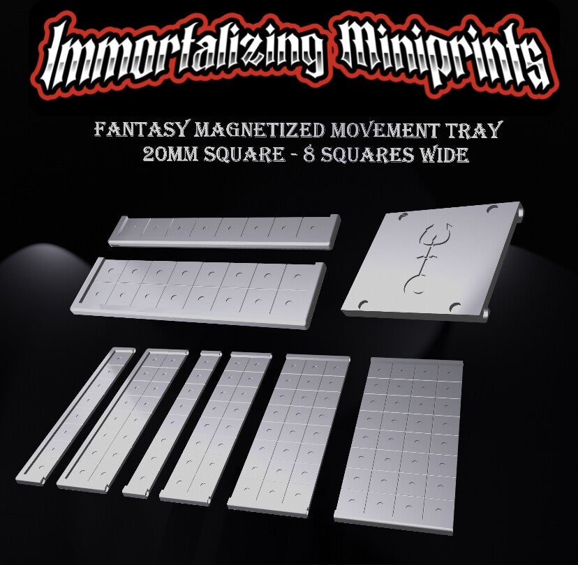 IMP - Regular Movement Tray 20mm- 8 Models Wide - Front Rank x1