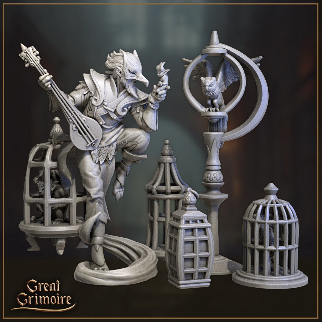 Merchants of the Mystic Market - Sirenic Birdman - 32mm - by Great Grimoire