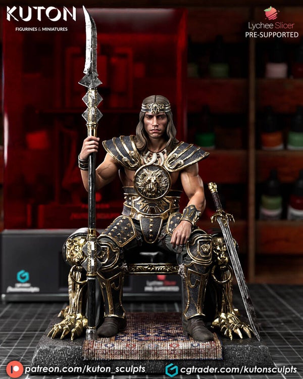 Conan - Figurine 100 mm - by Kuton Figurines