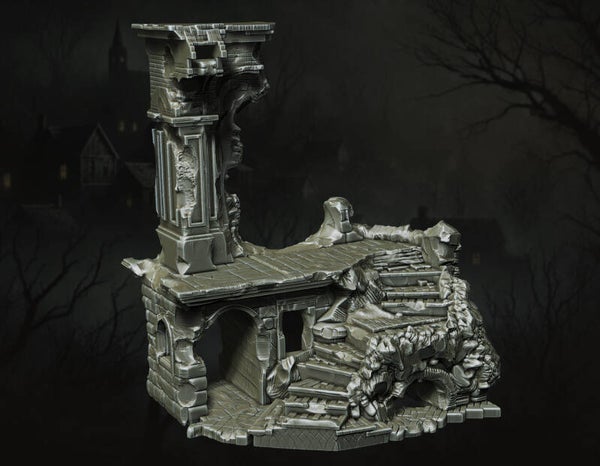 The Forsaken Ruins - Ruins 03 - Scenery - 28/32mm - by Lita Minis