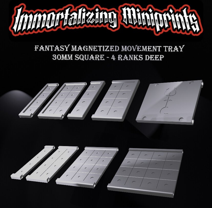 IMP - Regular Movement Tray 30mm- 4 Models Wide - Front Rank x1