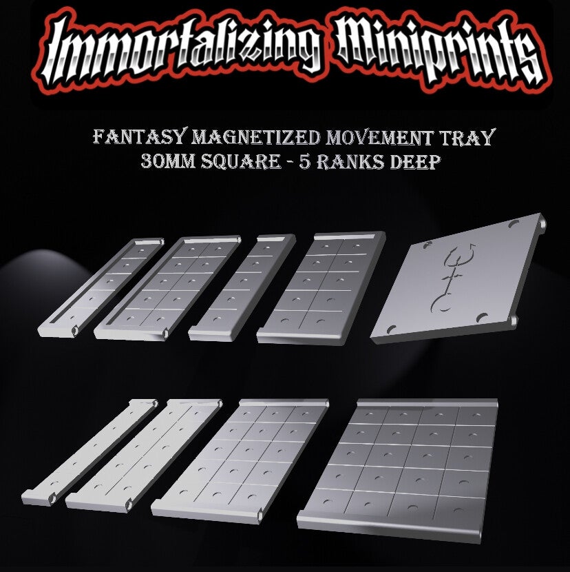 IMP - Regular Movement Tray 30mm- 5 Models Wide - Front Rank x1